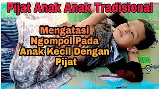 Mengatasi Ngompol Pada Anak Kecil Dengan Pijat Anak Anak Tradisional