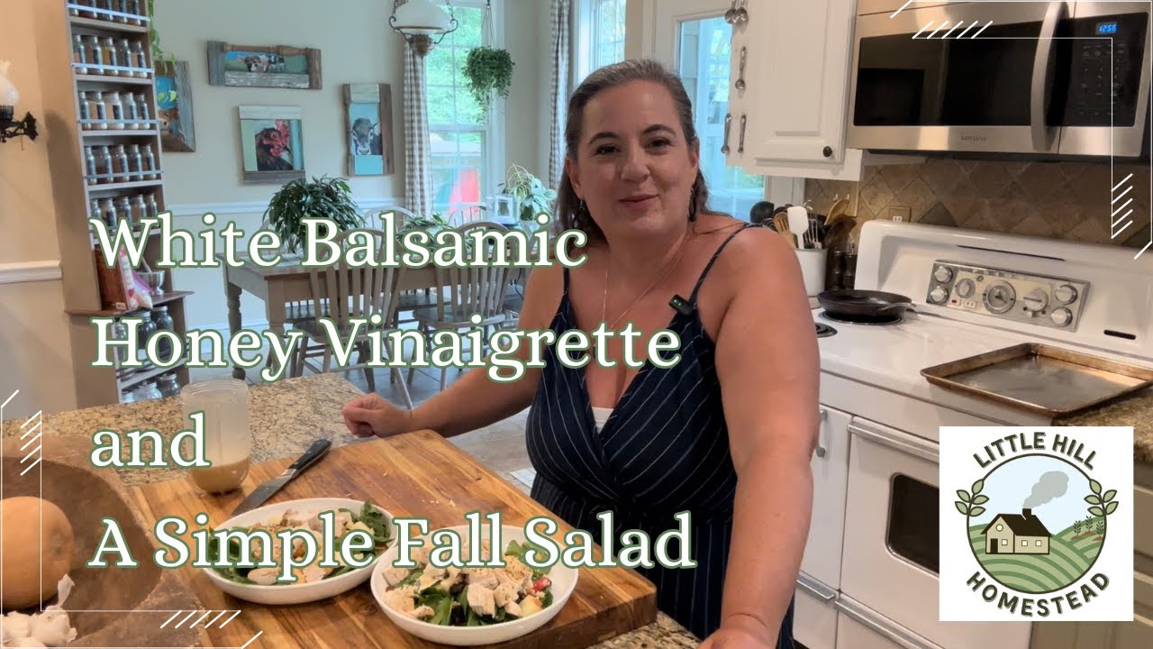 golden balsamic vinegar dressing honey vinaigrette and a simple fall salad SUMMERSALE2026