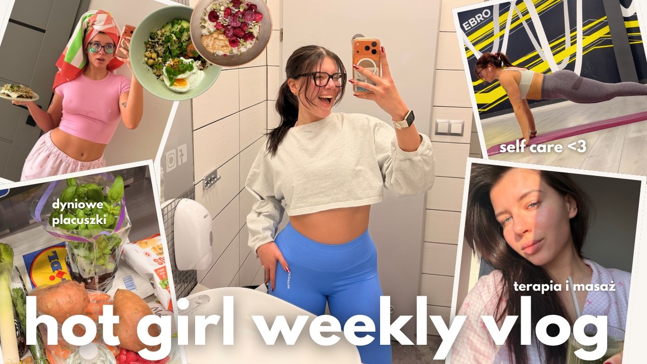 TYDZIEŃ ODCHUDZANIA & SELFCARE ✨ haul ze sprzętem do domu, terapia czaszkowo-krzyżowa, treningi