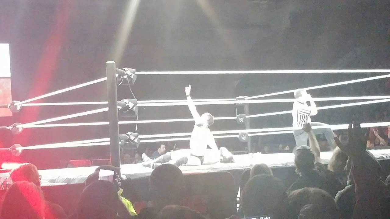 WWE - Finn Balor Coupe De Grace on Elias Live @ The Kitchener Auditorium
