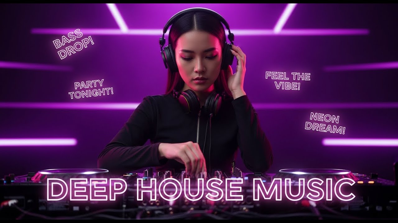 Deep Bass House Nights 🌙 Deep House Club Beats for Party Mood and Nonstop Dance Energy