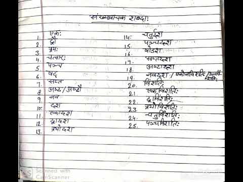 Class 6th Sanskrit Counting 1 To 25 Youtube