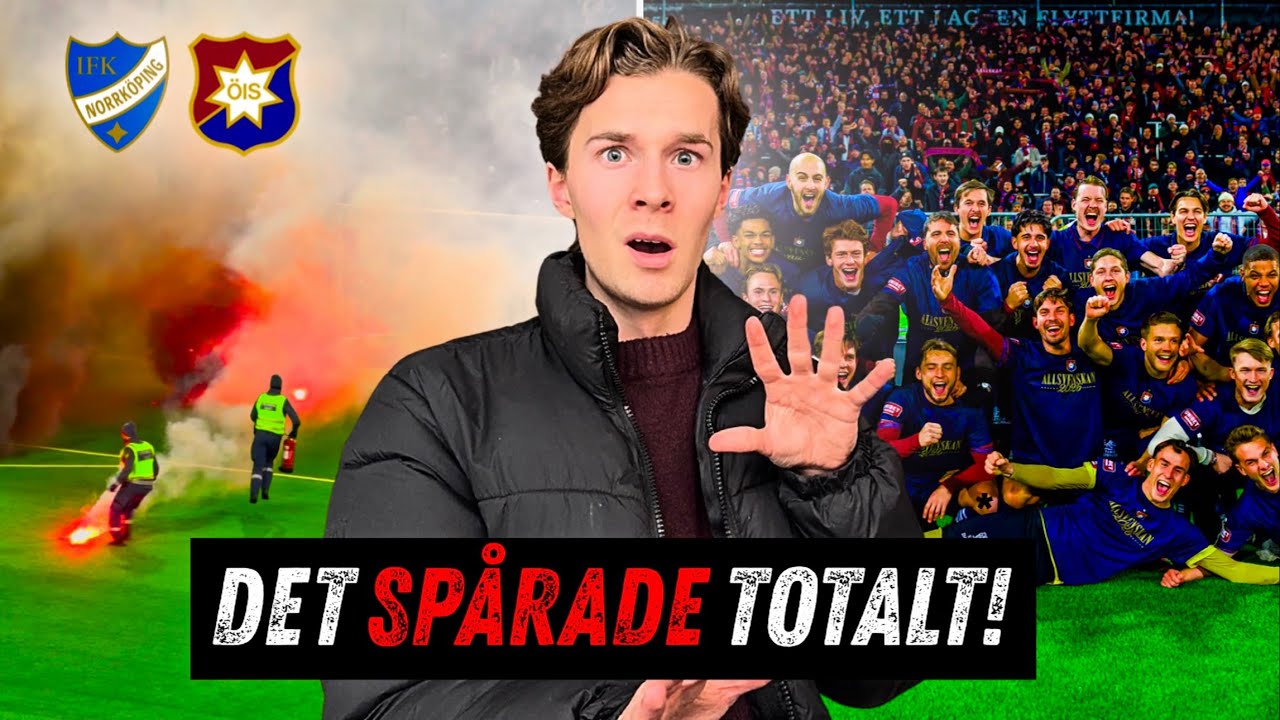 KAOS när Örgryte gick upp till Allsvenskan! | IFK Norrköping-Örgryte | Match Vlogg