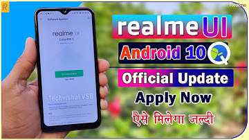 Realme UI - Official Update With Android 10 for Realme 3 Pro & Realme XT | Apply Now | Realme UI