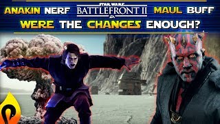 Was Anakins 5Th Nerf Enough? Does Maul Need A Damage Buff? - Star Wars Battlefront 2