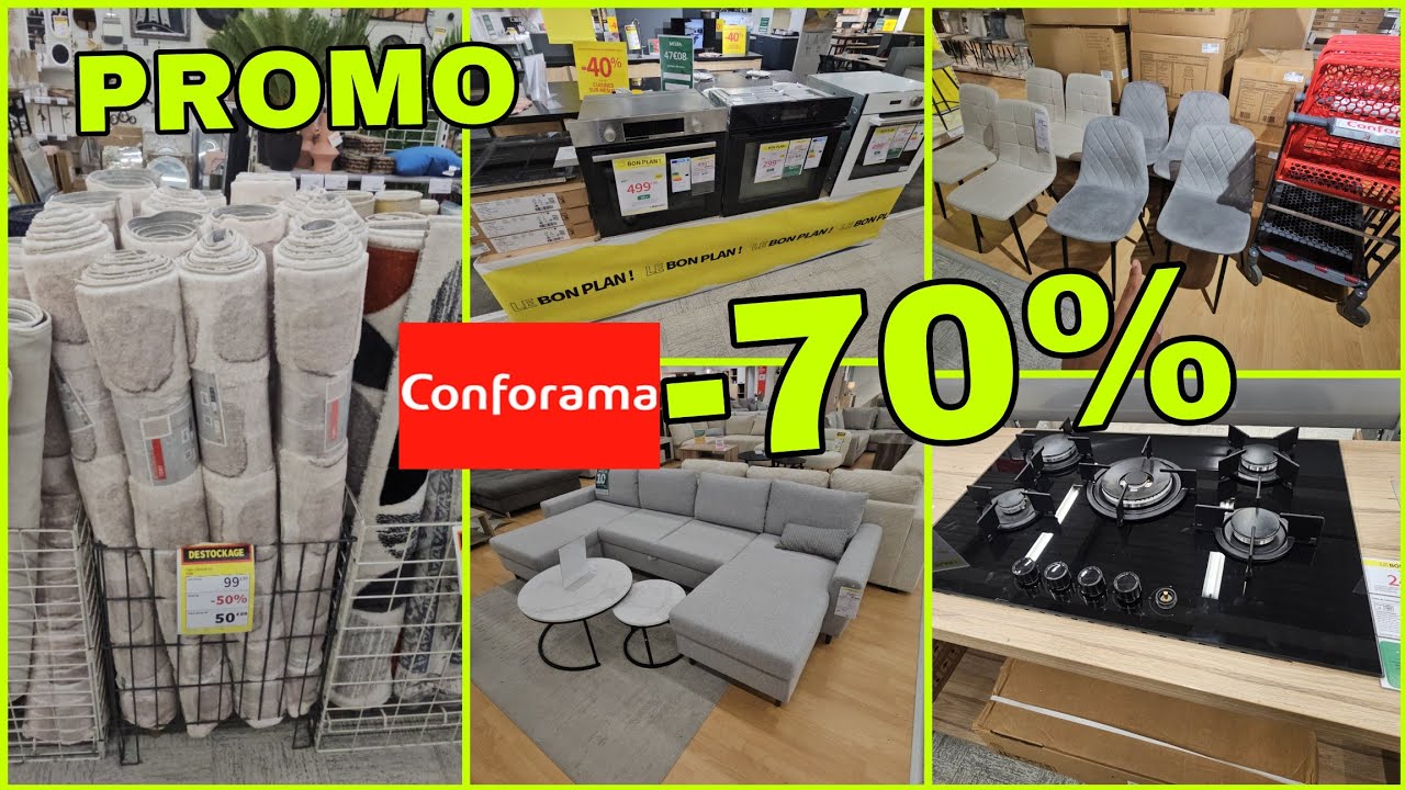 😱😱CONFORAMA -70% BIG DESTOCKAGE SOLDES BONSPLANS 17.10.25 #arrivages #conforama #soldes #DESTOCKAGE 