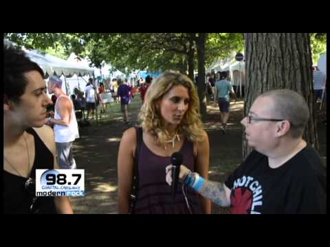 Interview with Steven and Erica of Blondfire at Lollapalooza 2013