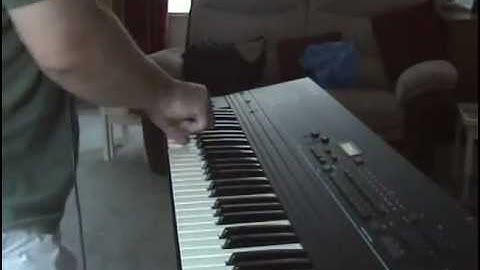 Ensoniq SQ2 synthesizer workstation demo