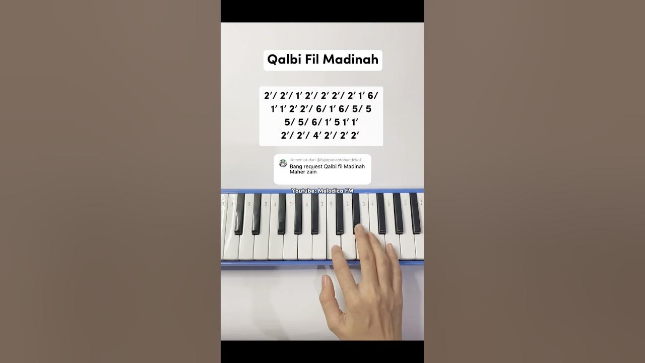 Qalbi Fil Madinah #qalbifilmadinah #maherzain #pianika Qalbi Fil Madinah #qalbifilmadinah #maherzain #pianika
