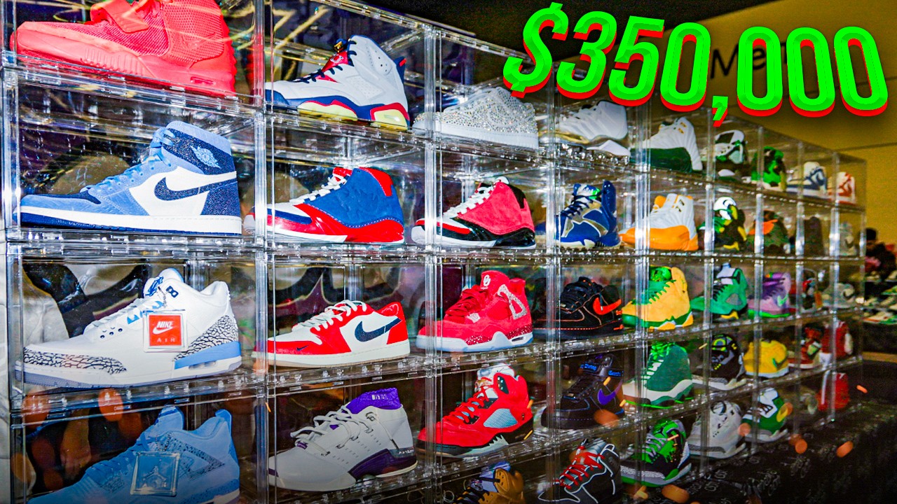 $350,000 Display At Sneaker Con Seattle - YouTube