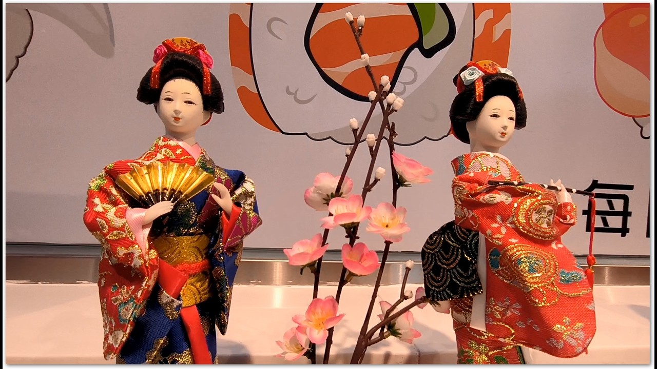 日本和服公仔Show Japanese Kimono Dolls Show 日本の着物人形ショー