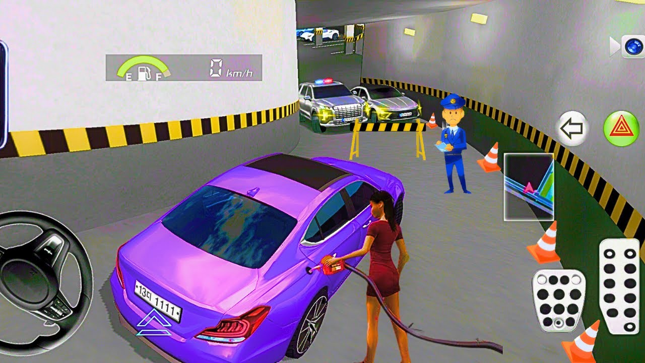 🤩 Police stopped Brand New Audi-A6 in parking area✨❤||3d Driving class❤ || FAGGU PLAYZZ||