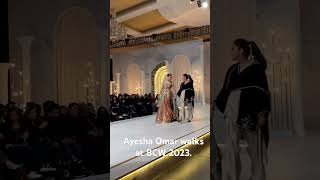 Ayesha Omar walks at BCW. ayeshaomar ayeshaomer bcw pakistan fashion fashionweek hum phbcw