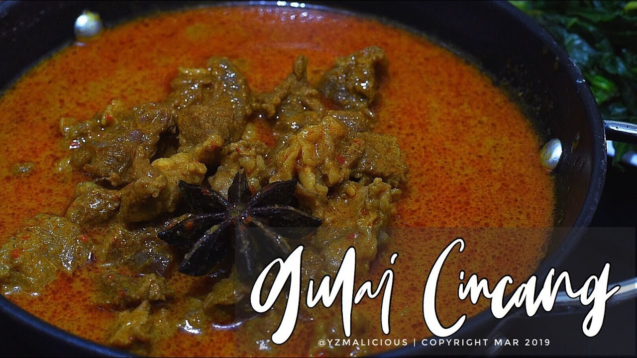 Resep Gulai Cincang Daging Sapi Ala Padang Youtube