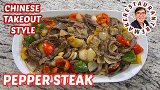 Pepper Steak | Chinese Takeout Style | Restaurant Remake