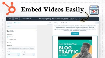 How to add Marketing Videos to your HubSpot Email