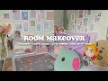 🌷 aesthetic small room makeover | anime & kpop themed (pastel + desk setup + shopee haul/finds) 💒