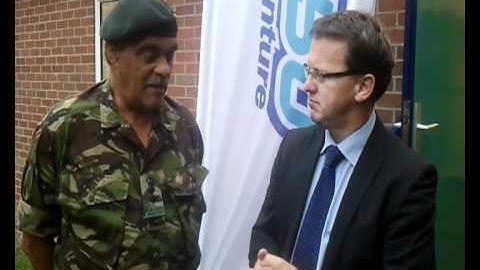 Rob Meets With Colonel Peter Webb To Discuss The Army Cadet Force