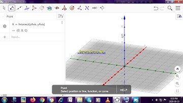 Geogebra classic ruled surface hyperboloid of one sheet. 3d ||Zidney Ibrahim