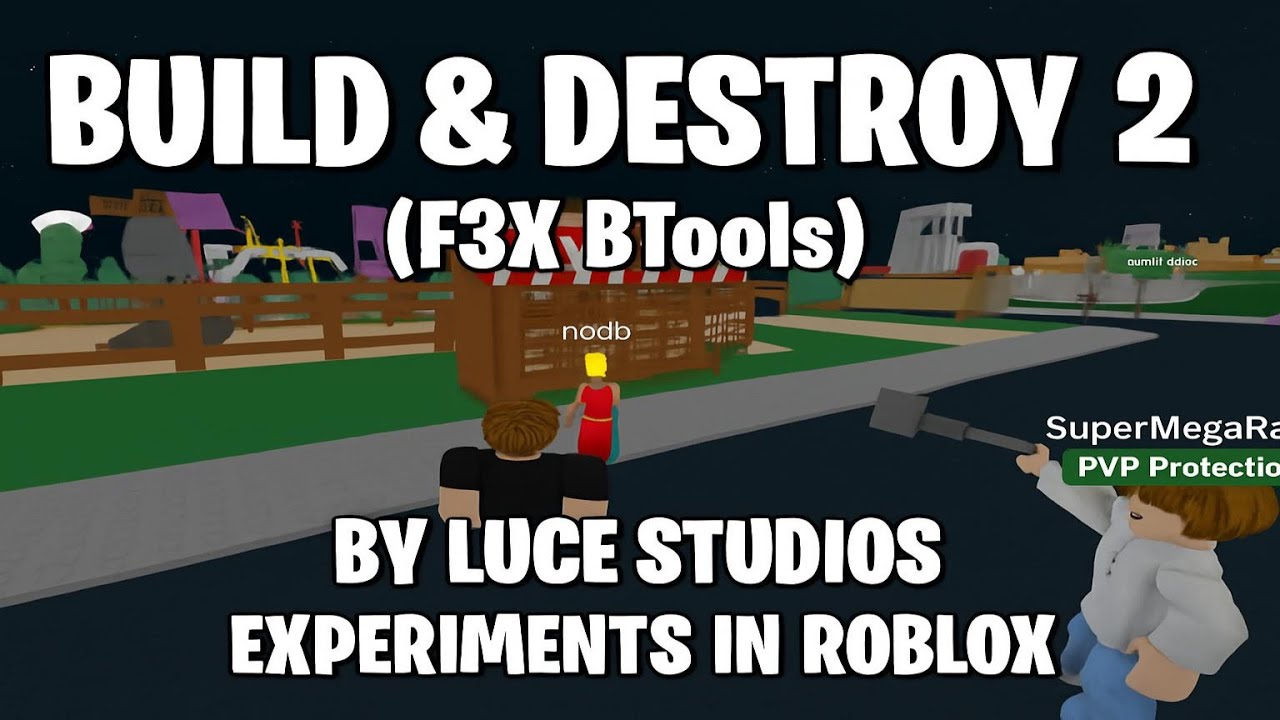Відео-мініатюра для Будуй та Руйнуй 2🔨 (F3X BTools) від Luce Studios | Експерименти | Roblox | Геймплей"