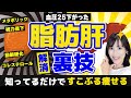 脂肪肝から脱却して超痩せる裏技TOP3｜肝臓ピカピカ！血圧25下がった脅威のダイエット法
