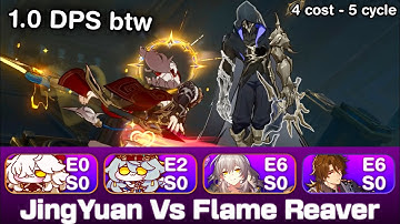 JingYuan vs Flame Reaver! | 4 Cost | Memory of Chaos 3.6