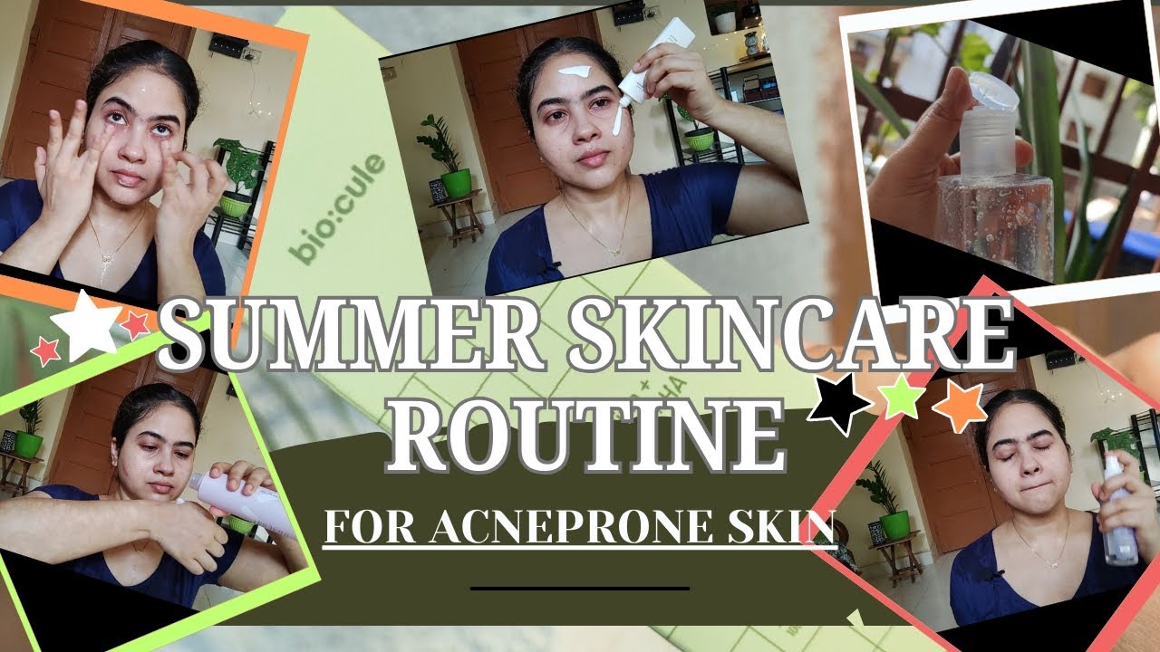 Morning Skincare Routine For Acneprone Skin || SKINCARE ROUTINE (Oily/ Combination/ Normal Skin) :