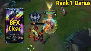 Rank 1 Darius: He Met BFX Clear in KR HIGH ELO!