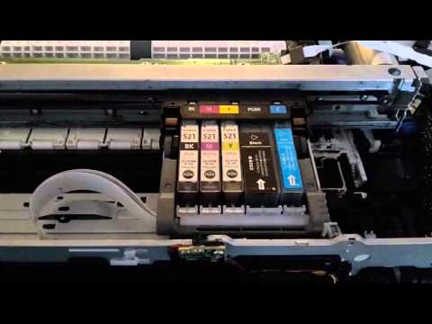 How do a Canon Pixma MP550 printer works inside - Part 1