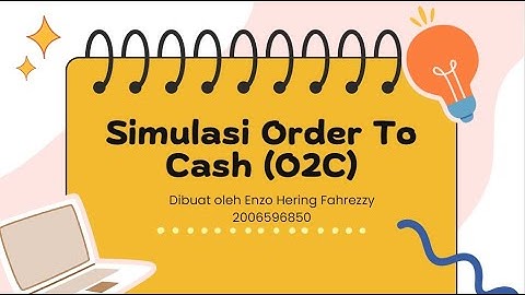 Simulasi Order To Cash (O2C) - Odoo 16