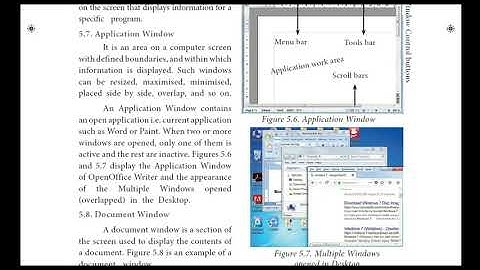 CLASS 11 COMPUTER SCIENCE CHAPTER-5 (PART-3 WINDOW, APPLICATION WINDOW, ELEMENTS IN WINDOW) IN TAMIL