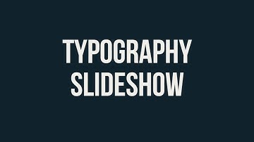 Typography Slideshow by Shmelevideo | Premiere Pro Project - Motion Array template