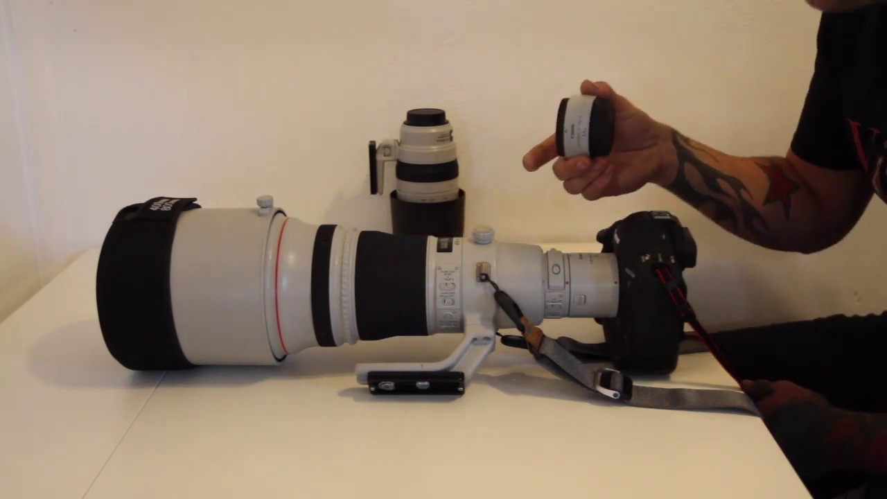 How to stack Canon 3rd generation teleconverters with extension tube