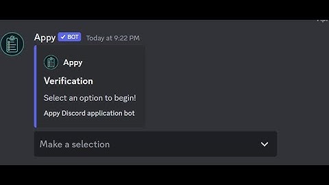 Appy verification tutorial