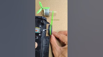 Drone motor powered by RC racing car | #dcmotor #tech #youtubeshorts #dcmotorproject #experiment