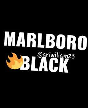 Story wa keren rokok marlboro black