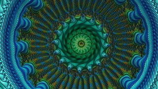 Mandelbrot 3D spiral landscape 3