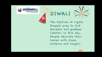 GROOMWELL - CLASS 2 - EVS - CHAPTER - 12 - FESTIVALS - Class 2 - Chapter - 12 - Festivals