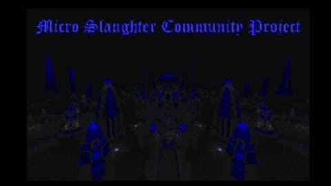 DOOM II - Micro Slaughter Community Project - MAP 05 (Marble In The Blood) - UV-Max in 5:34