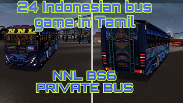 NNL bs6 private bus mod release TN private bus mod Bus simulator Indonesia