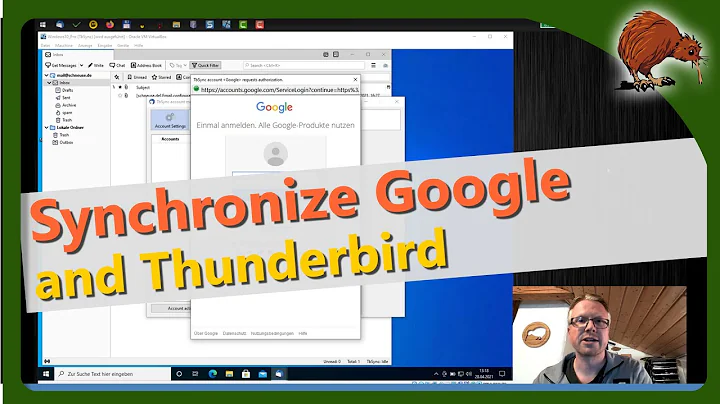 Thunderbird - synchronize Google Contacts and Calendar with TbSync
