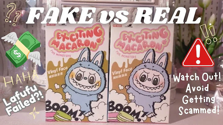 FAKE vs REAL LABUBU POPMART THE MONSTERS V1 EXCITING MACARON VINYL PLUSH BLIND BOX REVIEW [4K]