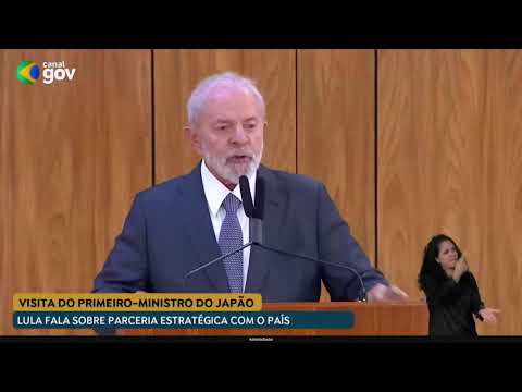 🔴 Lula e primeiro-ministro do Japão assinam atos e fazem declaração à imprensa