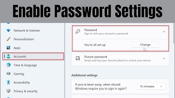 How to Enable Password in Settings in Windows 11 (Step-by-Step Guide)