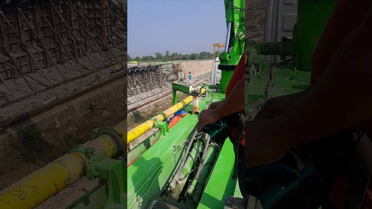 concrete and batching plant Railway work🙏🏻