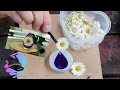 How to Make Purple Daisy Epoxy Necklace Step by step - DIY Epoxy Resin Art