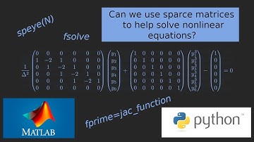 Nonlinear Differential Equations Using Finite Differences:  Can we Use Sparse Matrices?
