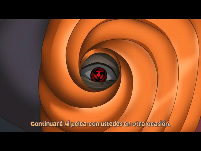 Tobi deja de actuar como tonto al enterarse de la Muerte de Itachi class=