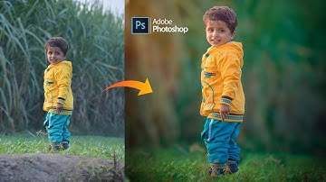 #Episode04   Baby photo Manipulation Photoshop Tutorial || outdoor portrait editing