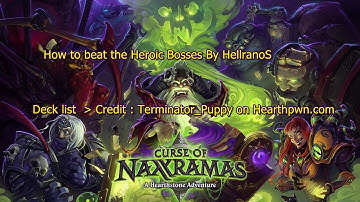 [Hearthstone]HOW TO BEAT HEROIC BOSSES [Heroic Patchwerk] Subtitle for Guide